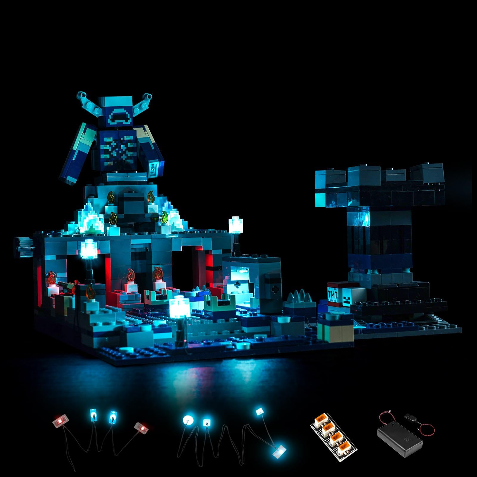Amazon.com: Light-Kit Compatible with Lego Minecraft The Deep Dark